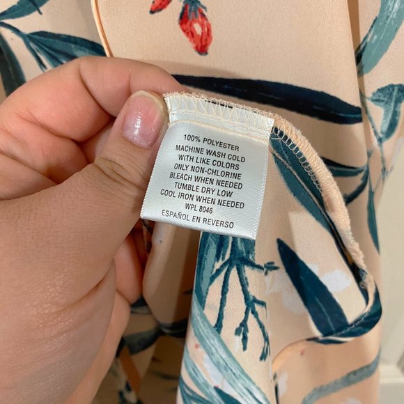 Style & Co - Peach Oleander Floral Top - Picture 7 of 8